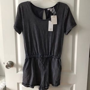 Denim Romper